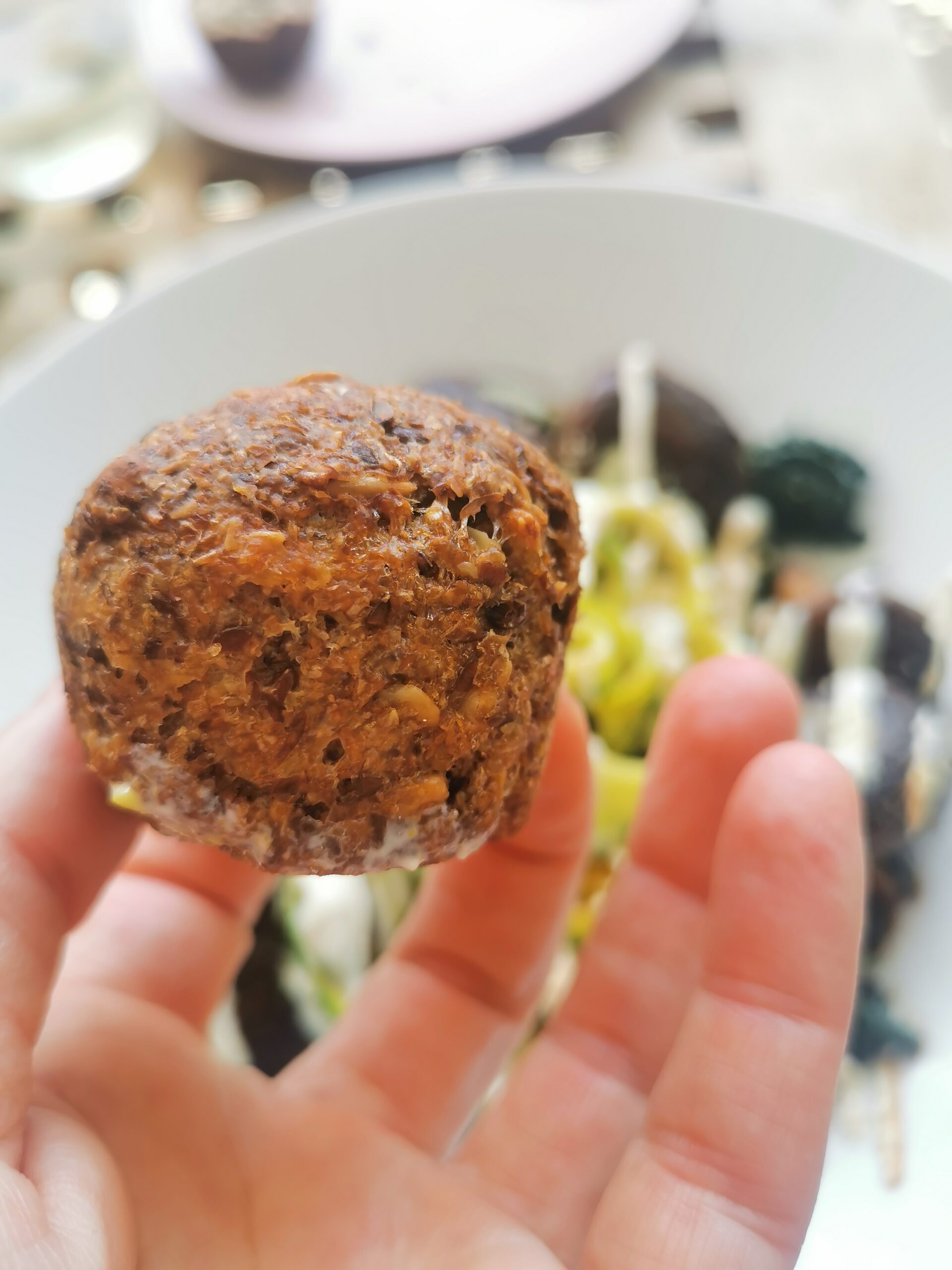 Vollkorn-Leinsamen Muffins — MyVegAtelier