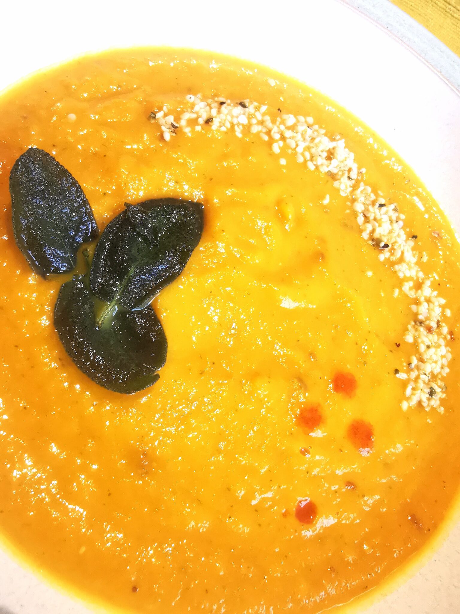 Karotten-Kürbissuppe mit...... — MyVegAtelier